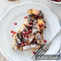 Gingerbread French Toast Bake l SimplyScratch.com