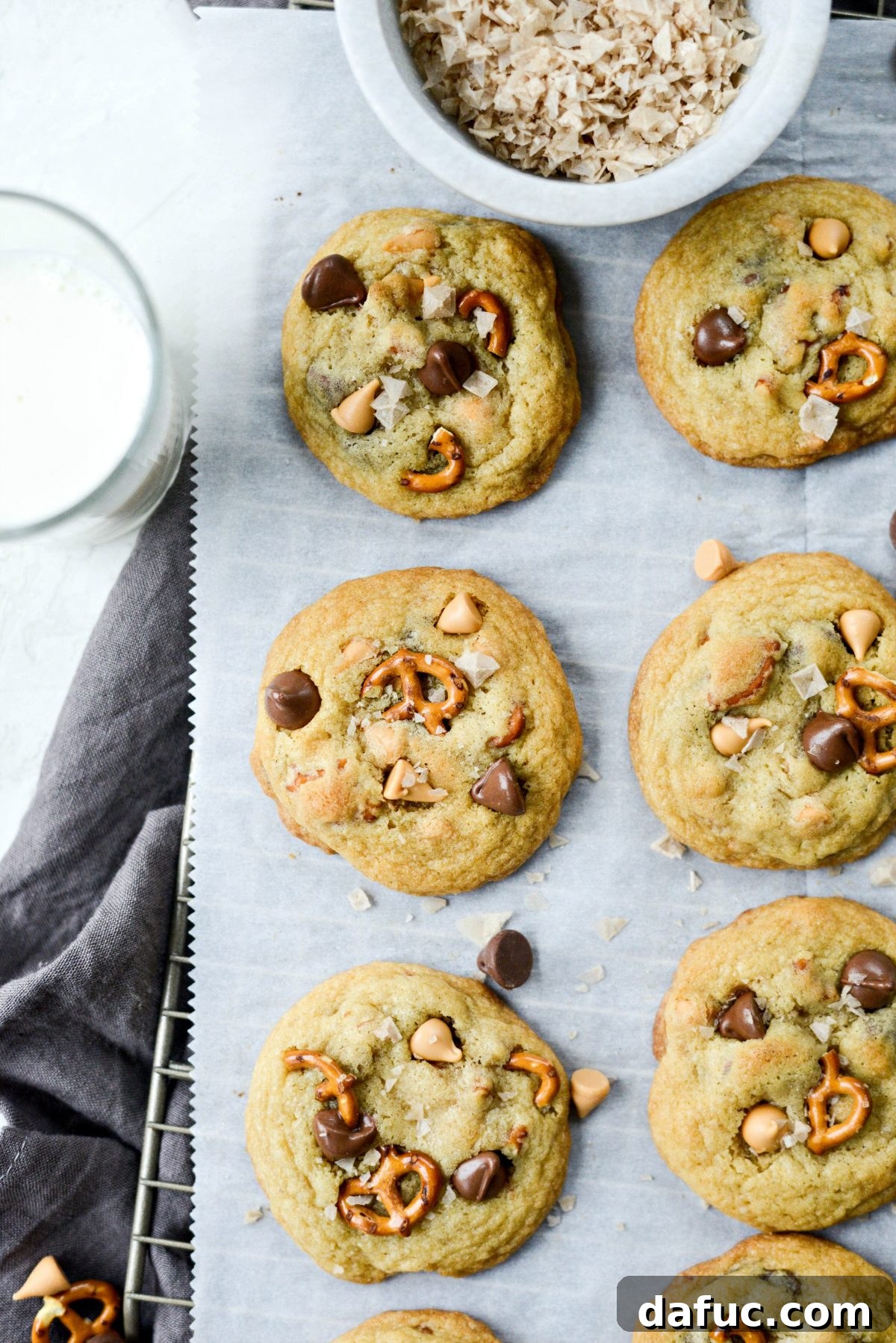 2018 Unpacked 8 Sea Salt Chocolate Chip Butterscotch Pretzel Cookies by SimplyScratch.com