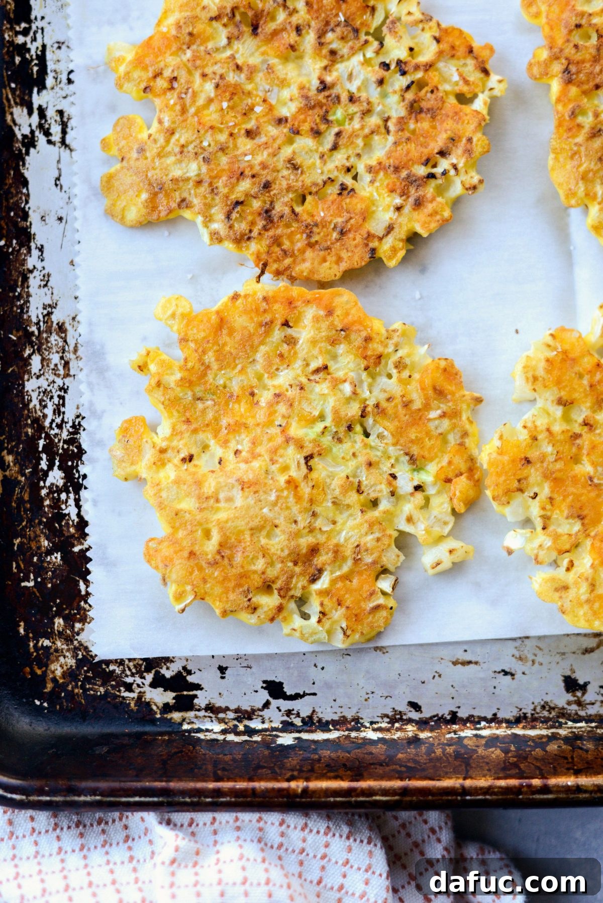 Golden Crispy Cauliflower Hash Browns 10 griddled Cauliflower Breakfast Hash Browns