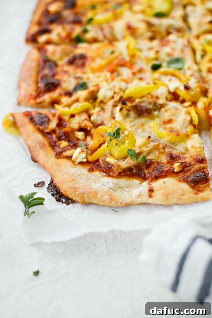 Close-up of baked Greek yogurt pizza crust showing its crispy texture