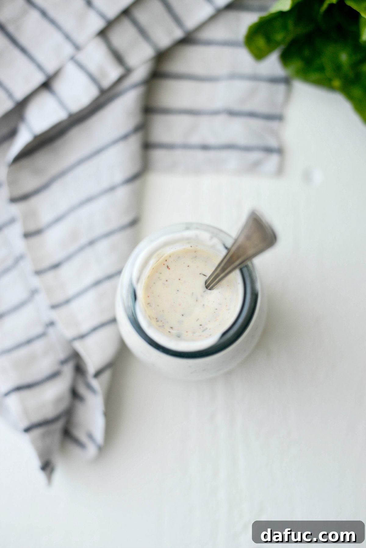 Greek Yogurt Ranch Dressing in a Jar