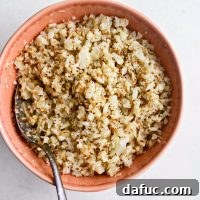 Roasted Cauliflower Rice