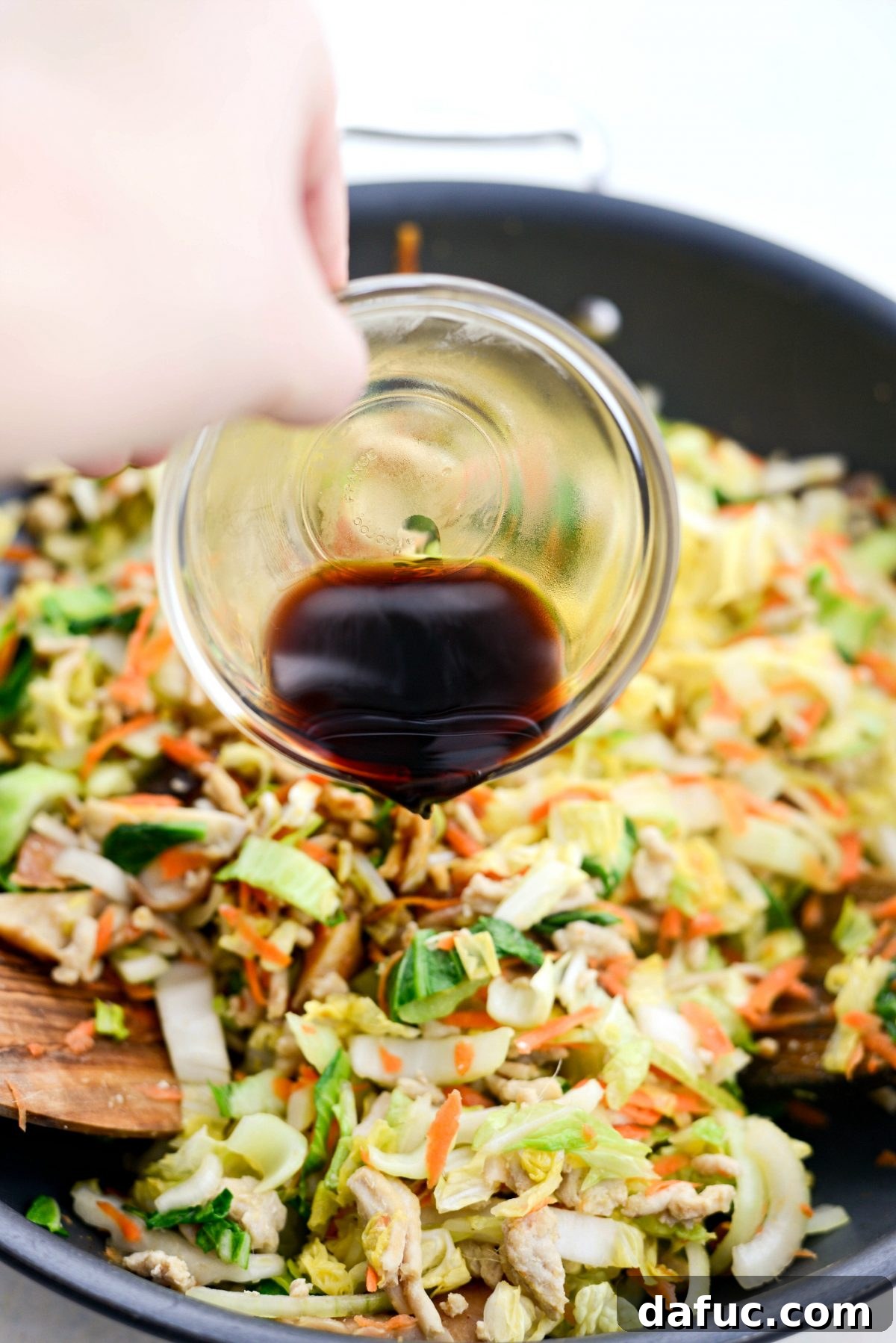 No-Wrap Chicken Egg Roll Bowl 12 Chicken Egg Roll Bowl l SimplyScratch.com
