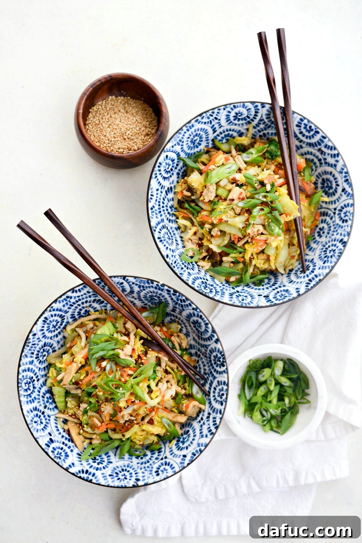 No-Wrap Chicken Egg Roll Bowl 15 Chicken Egg Roll Bowl