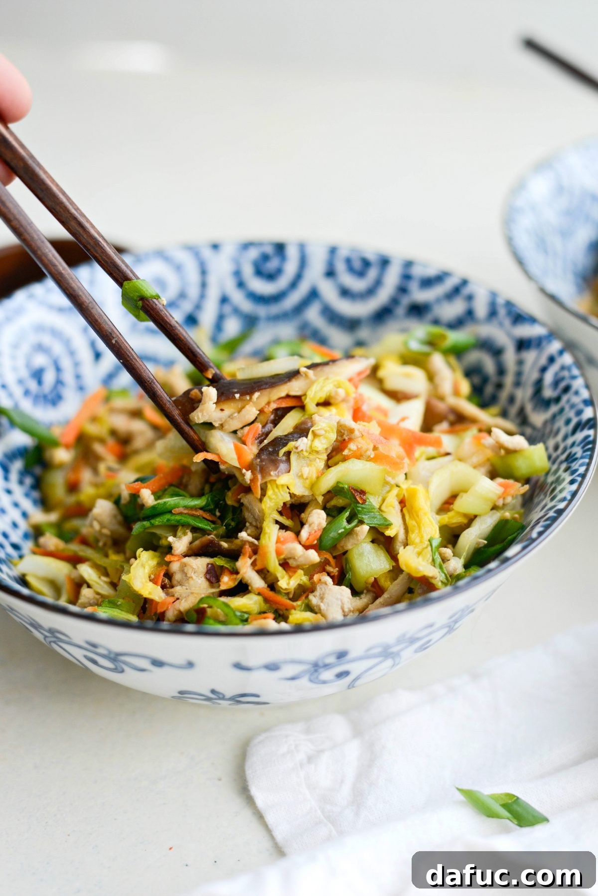 No-Wrap Chicken Egg Roll Bowl 18 Chicken Egg Roll Bowl