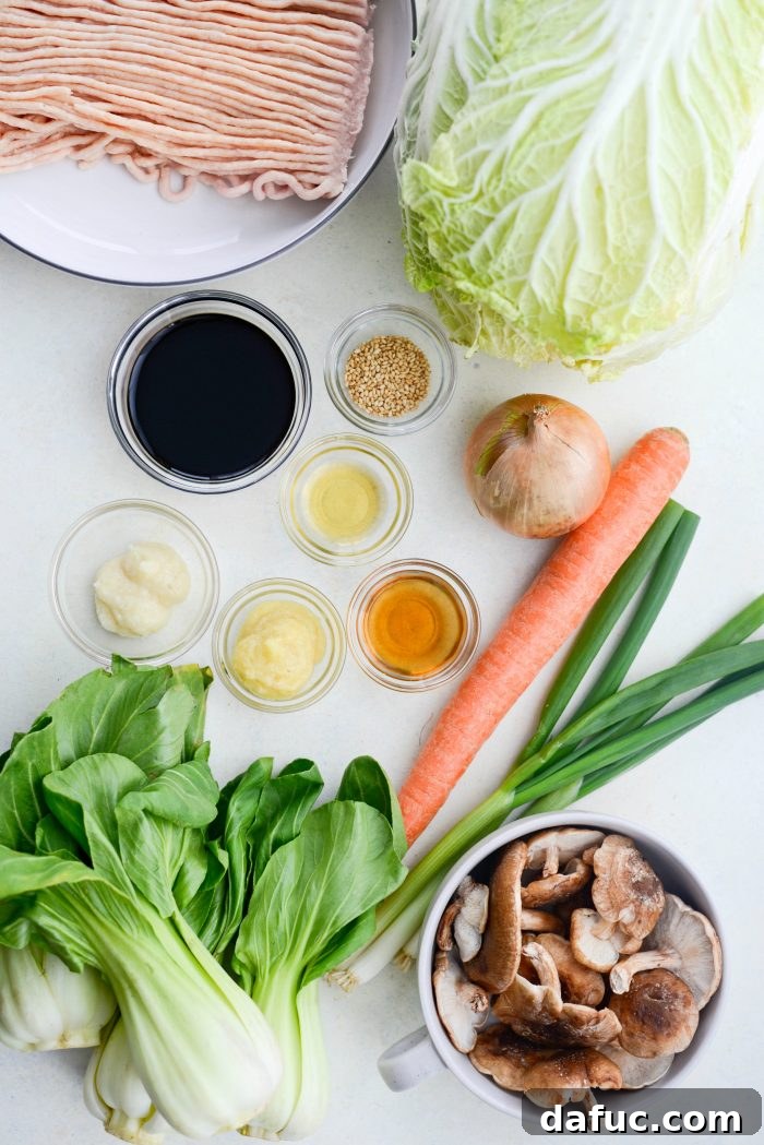 No-Wrap Chicken Egg Roll Bowl 4 Chicken Egg Roll Bowl ingredients