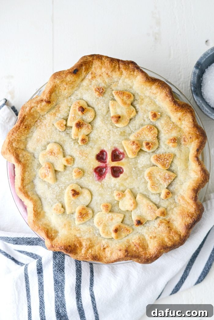 Freshly baked Homemade Cherry Pie