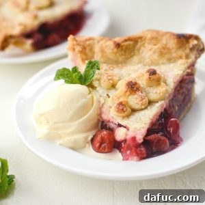 Homemade Cherry Pie by SimplyScratch.com