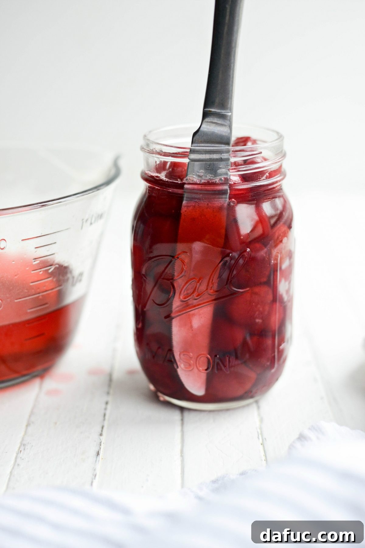 Naturally Crafted Maraschino Cherries 14 Removing air bubbles from jarred cherries