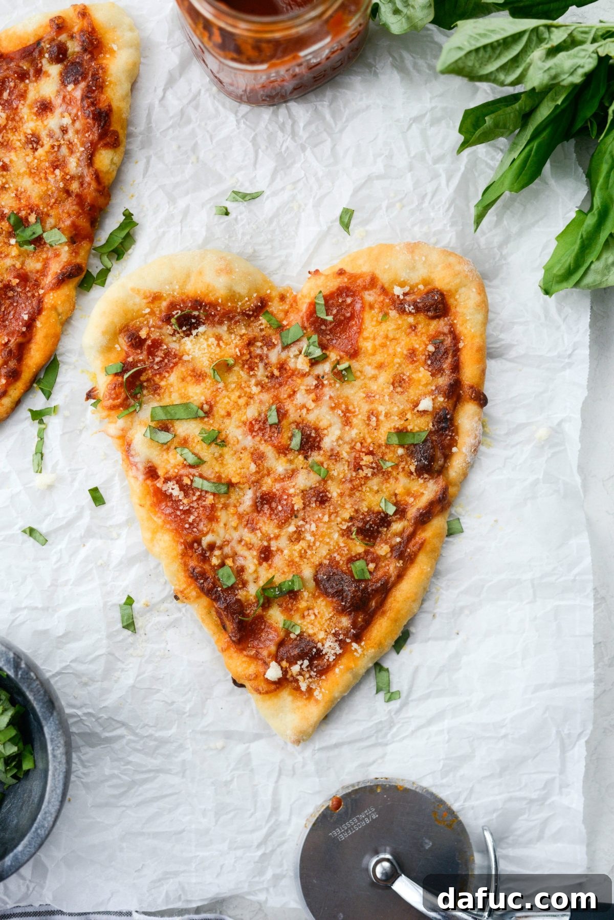 Sweetheart Pizza Treats 15 Freshly baked Heart Shaped Personal Pizzas, golden and cheesy