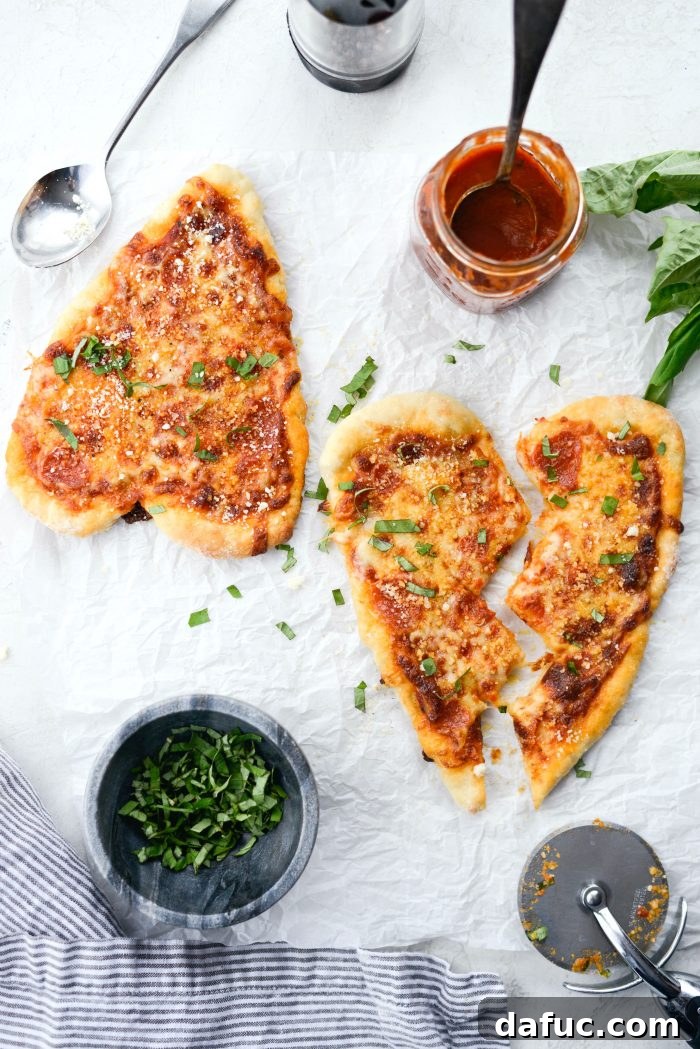 Sweetheart Pizza Treats 17 Plate of Heart Shaped Personal Pizzas ready for serving