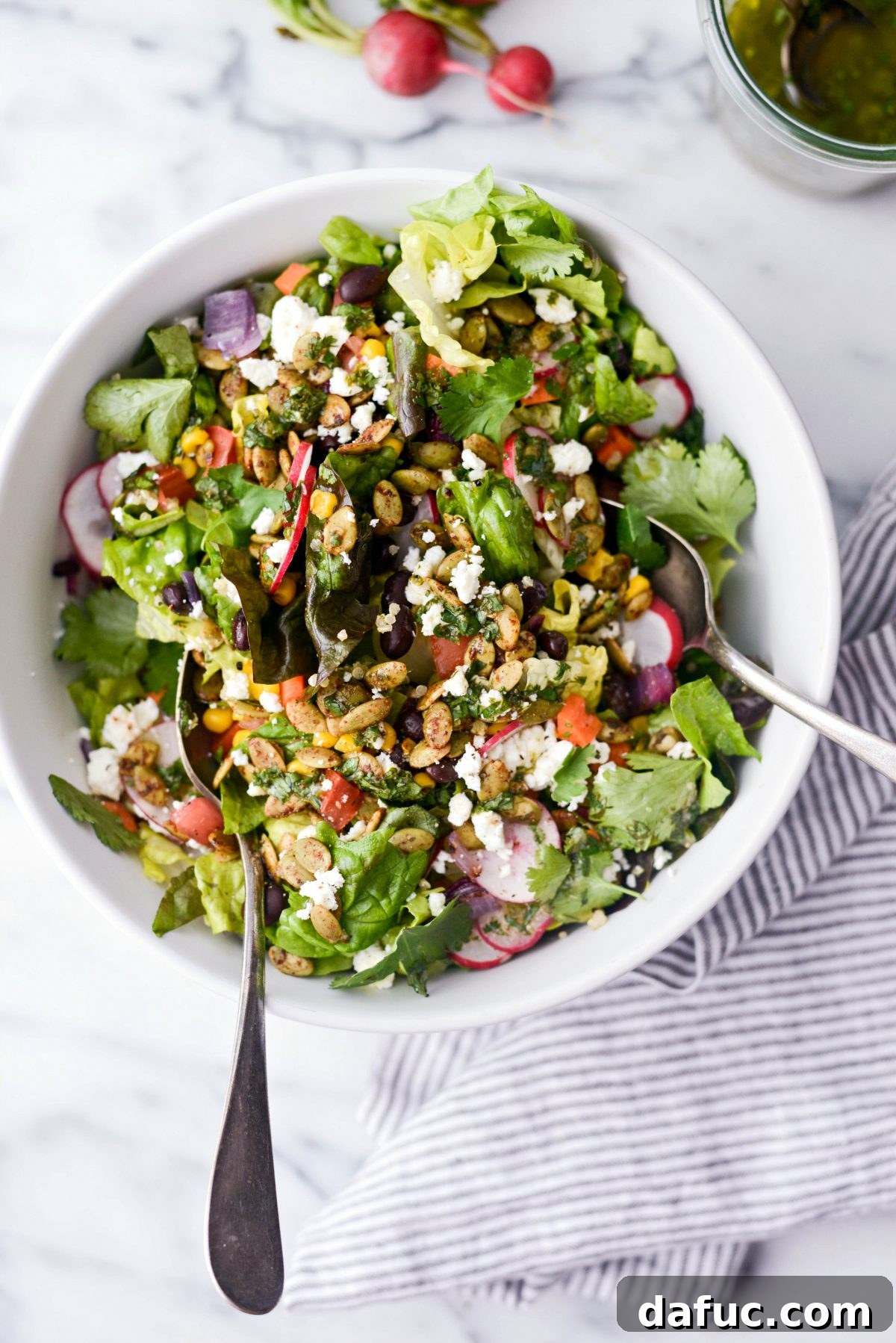 Executive Chop Salad 2 Honcho Chop Salad showcasing all its vibrant ingredients