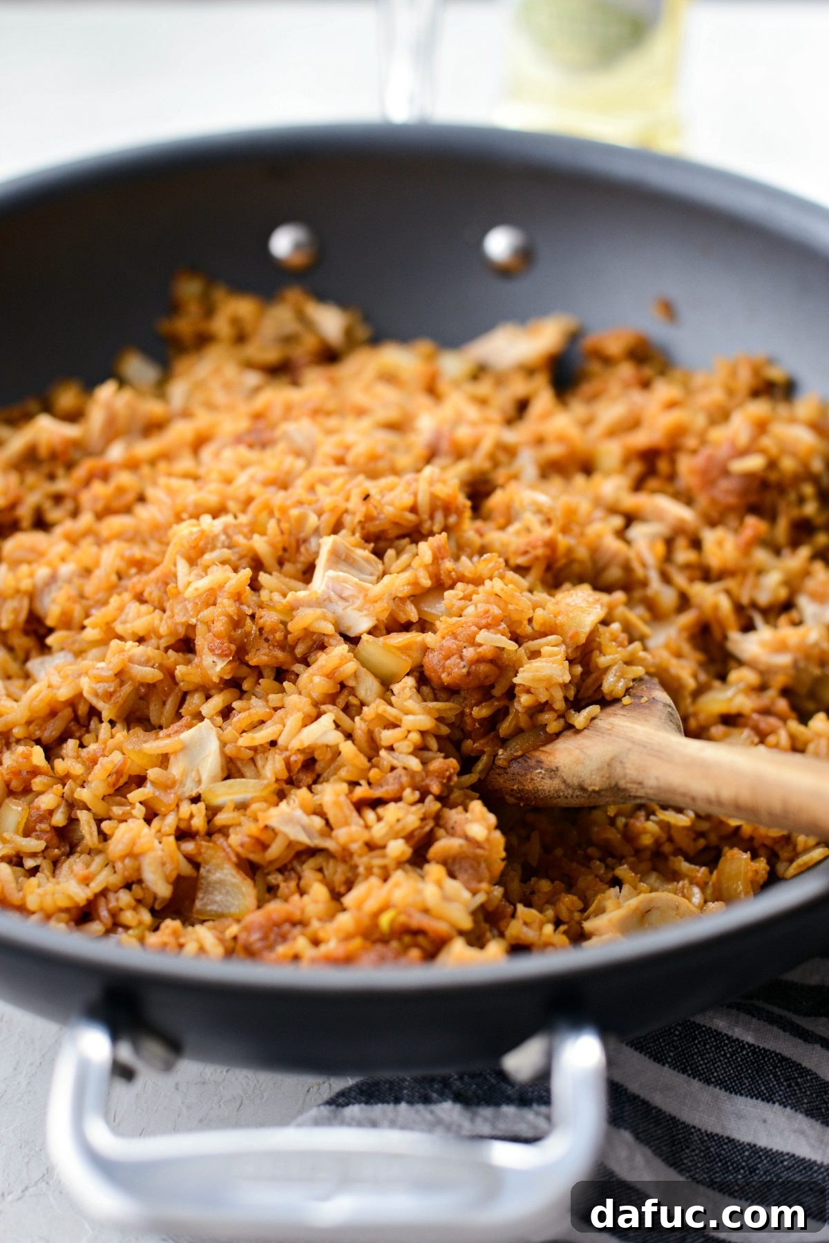 stir fried rice occasionally to achieve desired crispiness