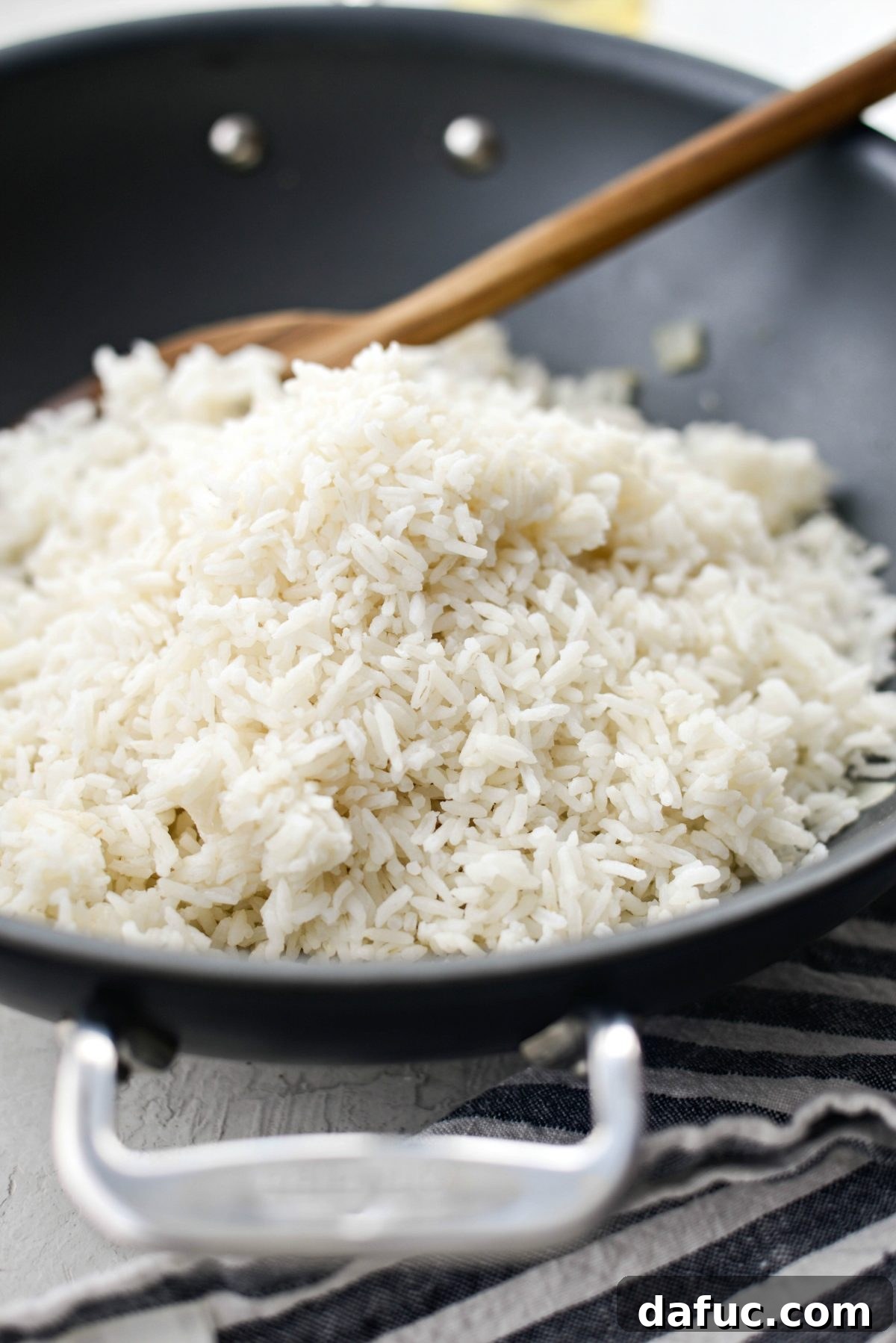 add in leftover cold cooked rice to the wok