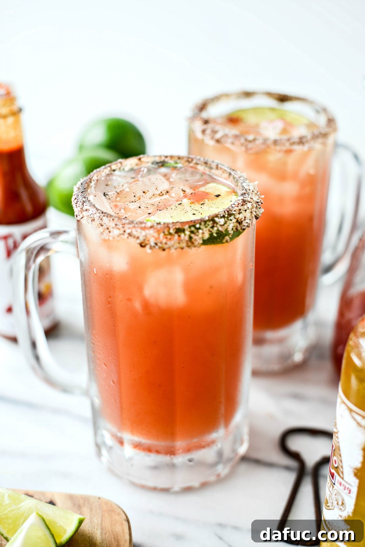 The Ultimate Mexican Michelada Recipe 21 A refreshing Michelada waiting to be enjoyed, highlighting its vibrant colors