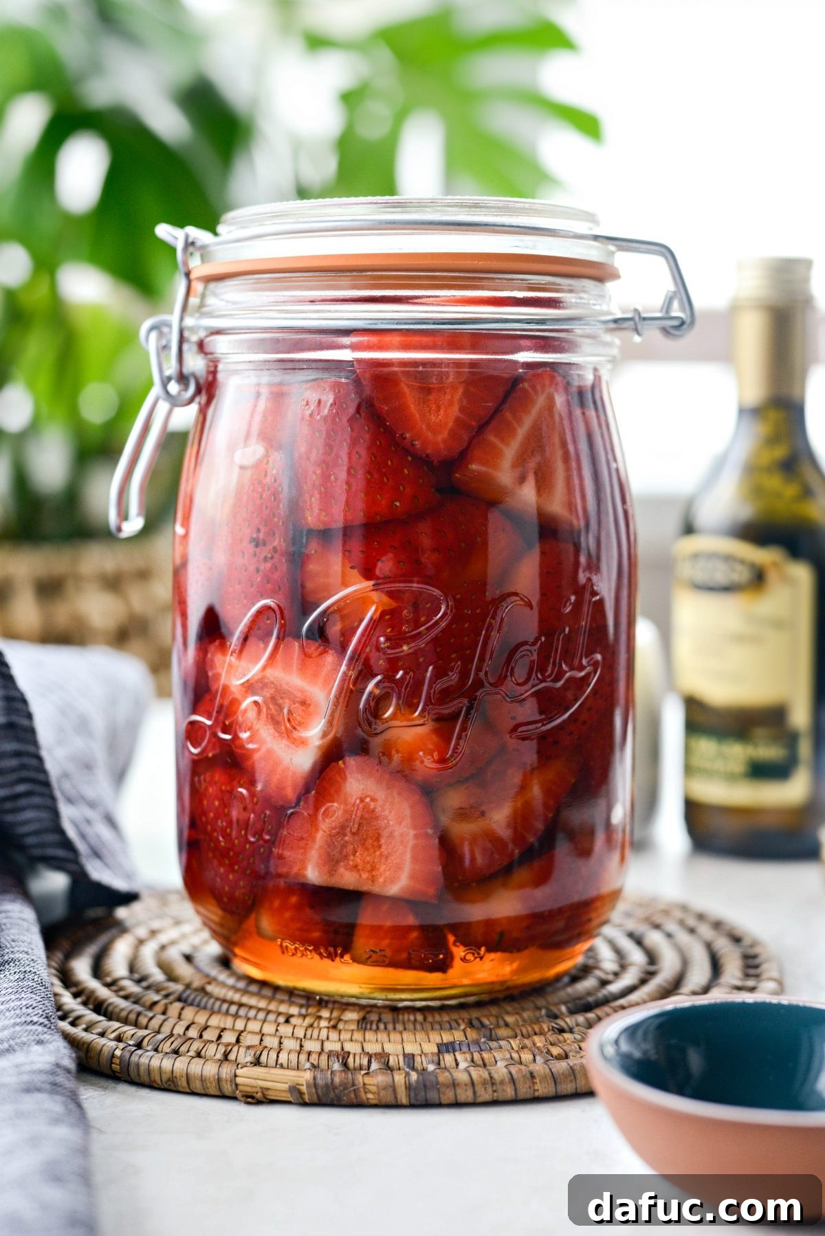 Vinegar-Kissed Strawberries 2 Pickled Strawberries: A sweet and tangy addition to any meal, easily made from scratch.