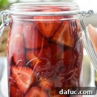 Vinegar-Kissed Strawberries 14 Pickled Strawberries: A versatile and delicious homemade condiment.