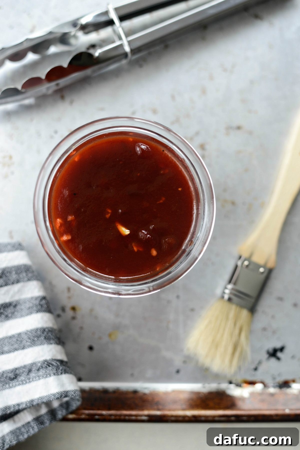 Sweet & Smoky Cherry Chipotle Wings 9 Homemade cherry chipotle barbecue sauce stored in a glass jar