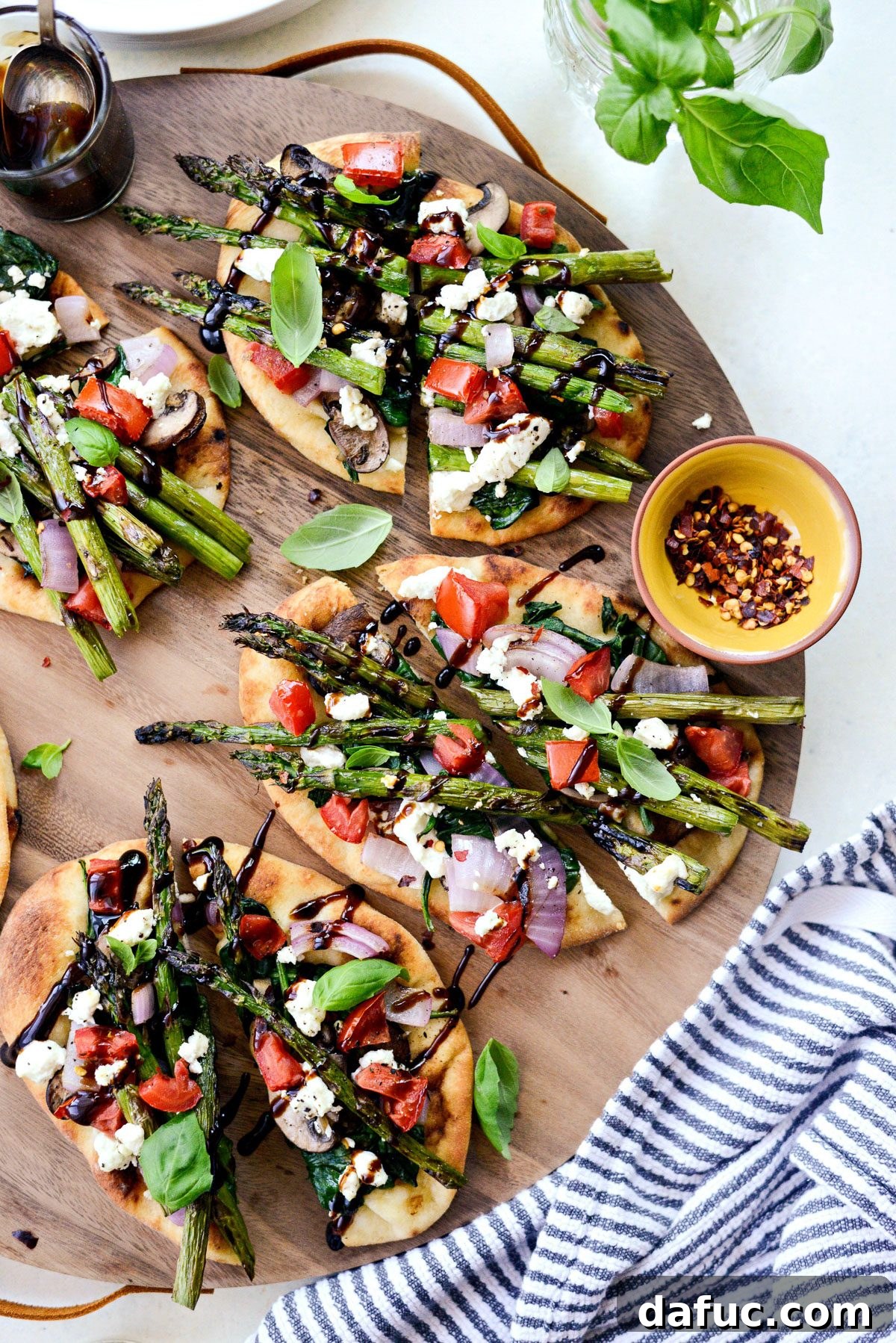 Delicious Vegetable and Goat Cheese Flatbread, perfect for summer gatherings.