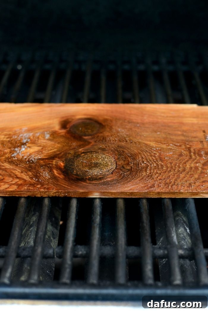 Signature Grilled Whiskey Glazed Cedar Plank Salmon 10 Divided whiskey glaze, one portion for grilling and one for serving