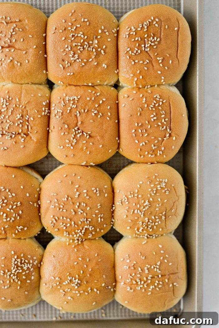 Mac Mini Bites 15 Toasted sesame slider buns, lightly misted with ghee for extra flavor.