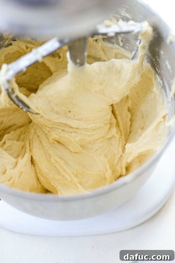 Fresh Strawberry Shortcake 12 Alternating dry and wet ingredients into the pound cake batter in a stand mixer.