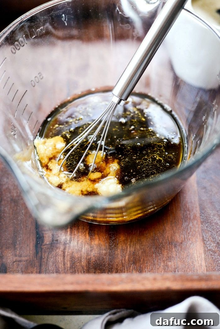 Ingredients for homemade sesame ginger dressing