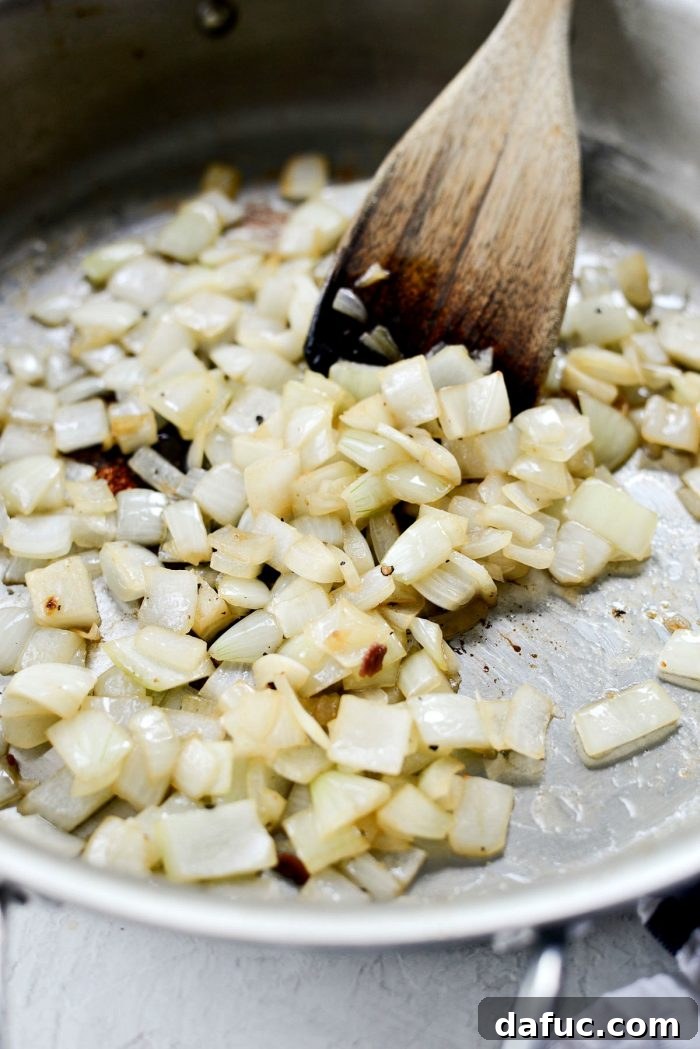 Sautéing onions in the same skillet