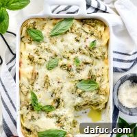 Pesto Chicken Ravioli Lasagna: An easy and comforting dinner