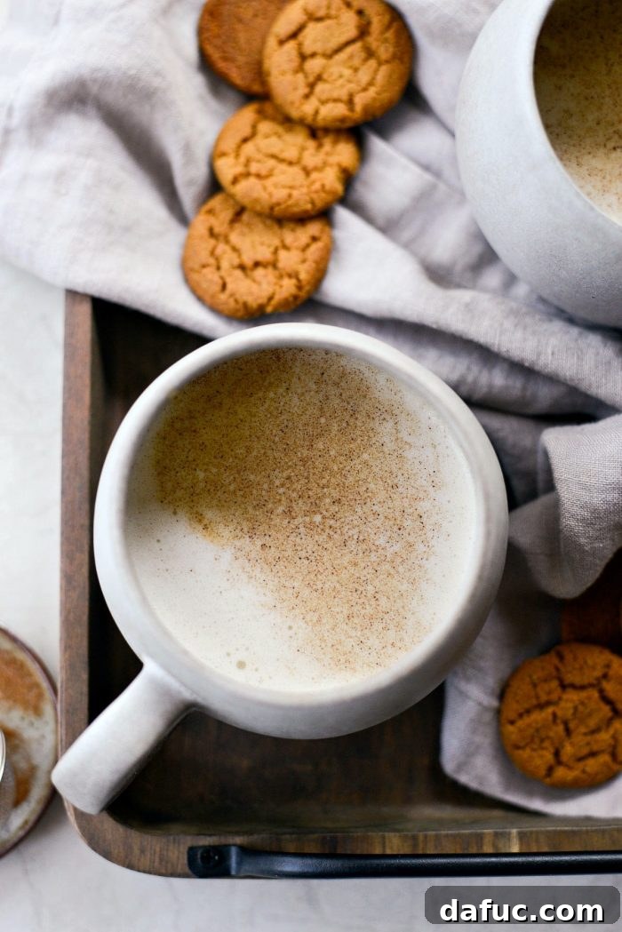 Cozy Pumpkin Chai Dream 2 Homemade Pumpkin Spice Chai Latte - a warm fall drink recipe by SimplyScratch.com