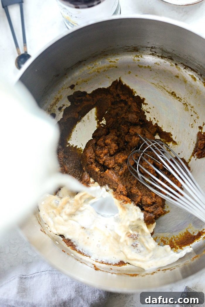 Cozy Pumpkin Chai Dream 7 Caramelized pumpkin puree mixture, thick and resembling tomato paste