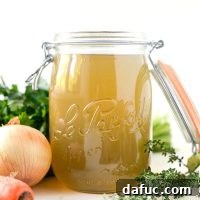 Deeply Flavored Slow Cooker Chicken Broth 16 Slow Cooker Chicken Stock l SimplyScratch.com #homemade #fromscratch #slowcooker #chickenstock #chicken #simplyscratch