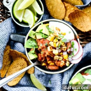Southwest Three Bean Chicken Chili