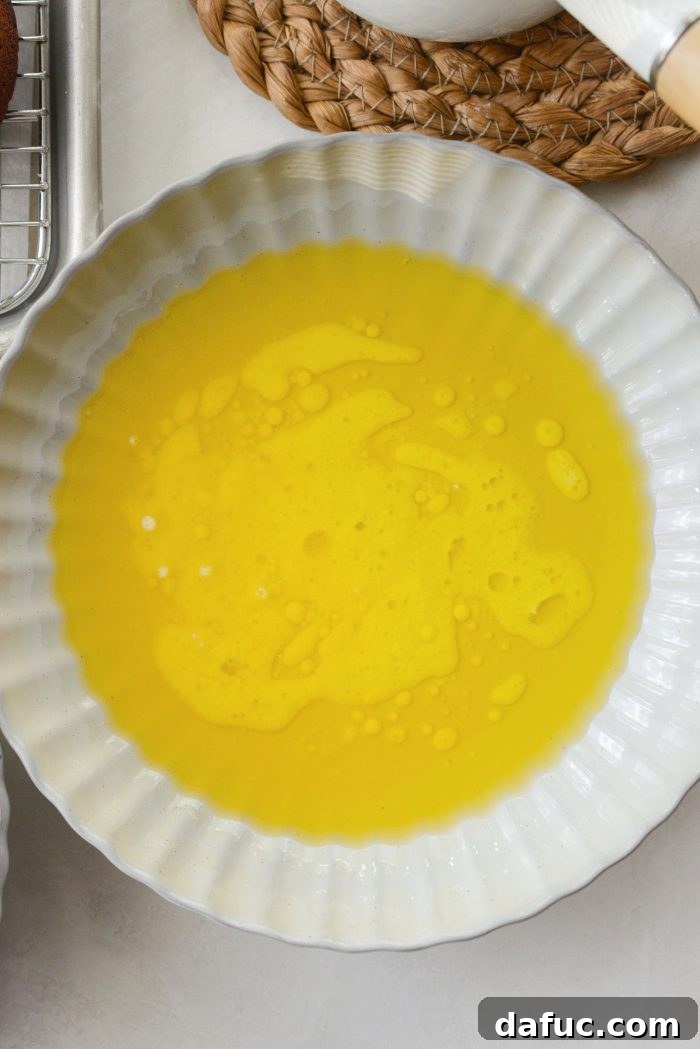 Harvest Apple Doughnut Delight 19 melted butter in separate dish
