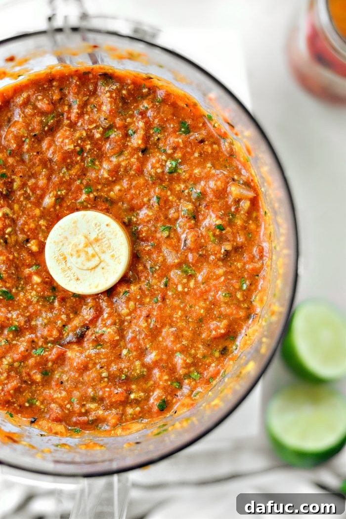 Fiery Chipotle Pepita Crunch 11 blended salsa