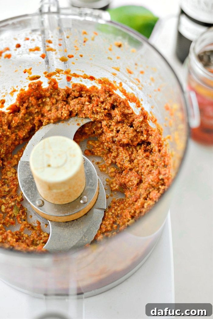 Fiery Chipotle Pepita Crunch 9 pulse to finely chop