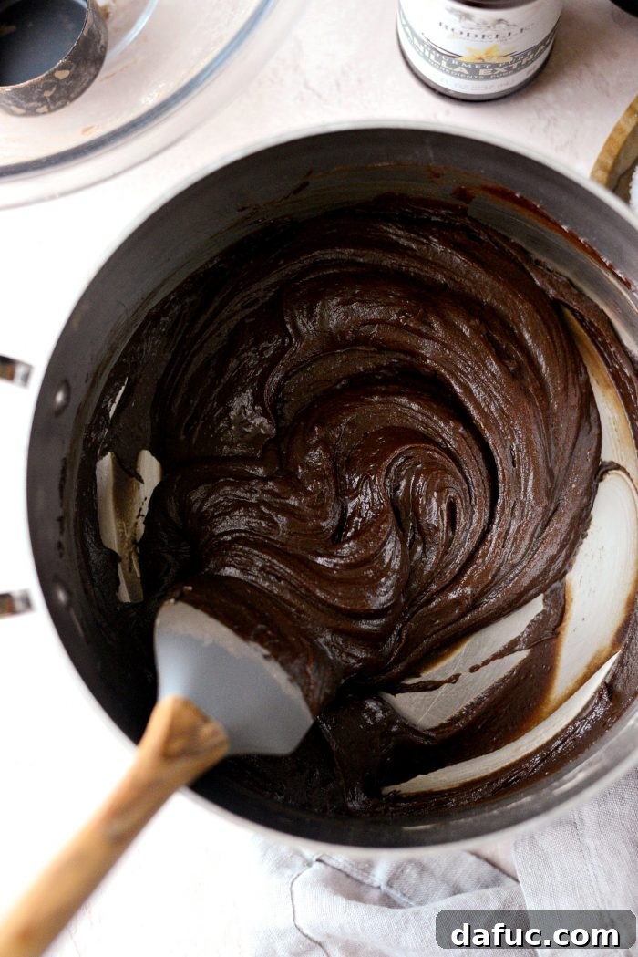 Gourmet Brownie Crisps 9 Combining dry and wet ingredients for brownie brittle batter