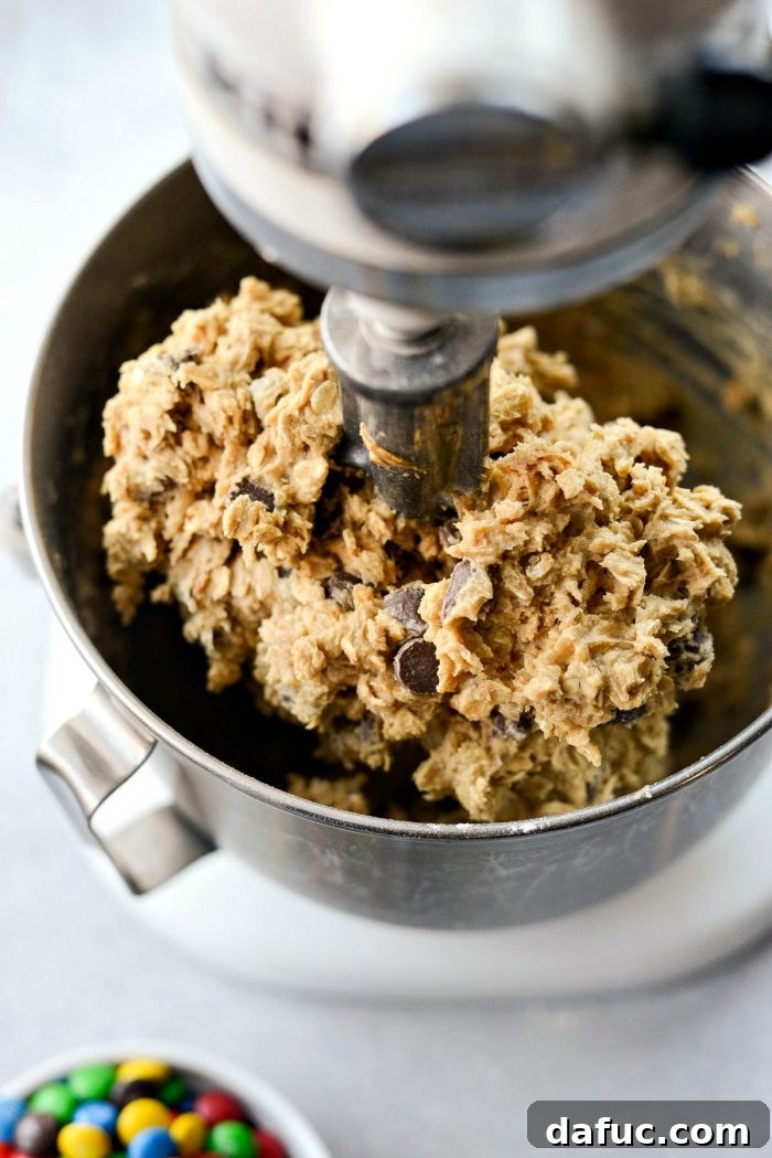 Adding milk chocolate chips to the cookie dough