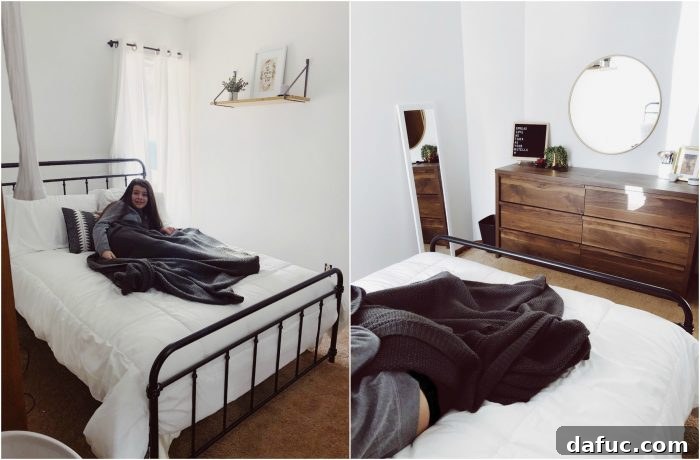 2019 Rewind 25 A newly renovated, bright, and modern bathroom with white walls and sleek fixtures