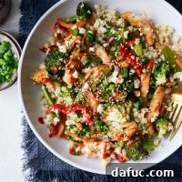 Sheet Pan Teriyaki Chicken and Cauliflower Rice - A simple and healthy one-pan dinner.