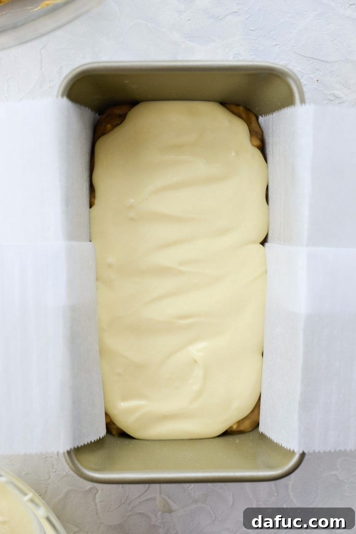 Cream Cheese Swirled Banana Bread 15 Smooth cream cheese filling