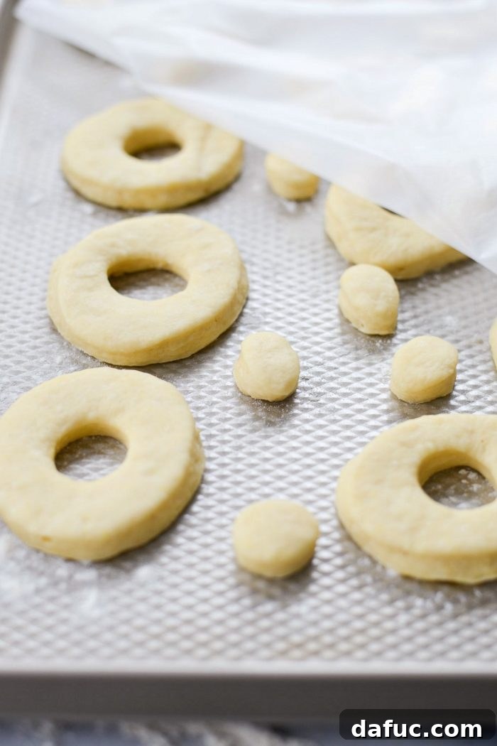 Air-Fried Glazed Doughnut Delight 16 Doughnuts ready for second rise