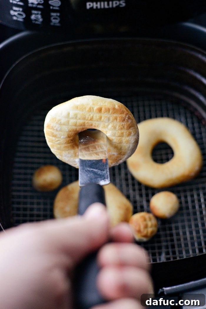 Air-Fried Glazed Doughnut Delight 20 Doughnuts straight from the air fryer