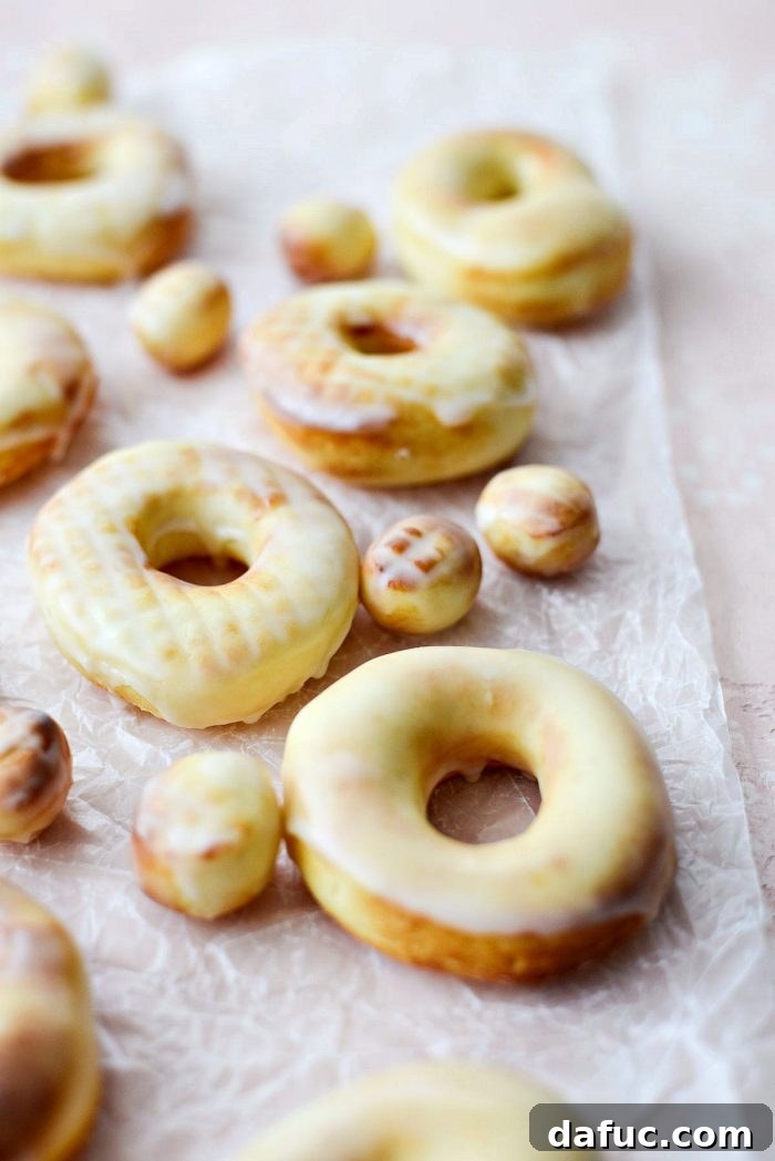 Air-Fried Glazed Doughnut Delight 27 Air Fryer Glazed Doughnuts l SimplyScratch.com #airfryer #airfried #doughnuts #homemade #fromscratch