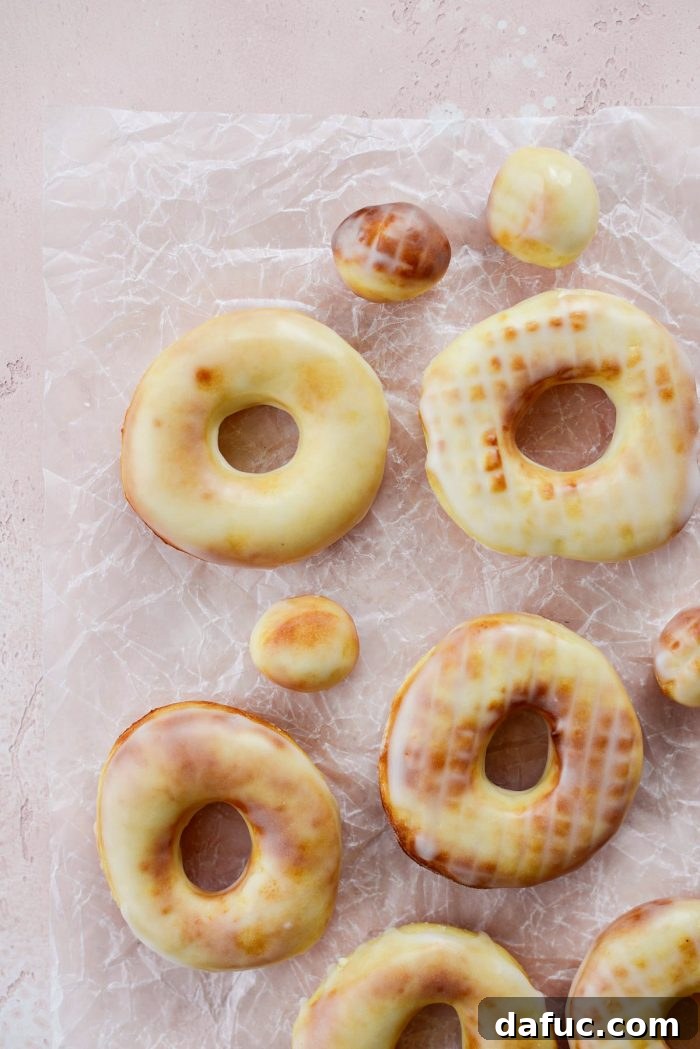 Air-Fried Glazed Doughnut Delight 31 Close-up of a glazed Air Fryer Doughnut