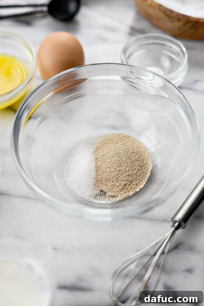 Air-Fried Glazed Doughnut Delight 5 Doughnut ingredients ready to mix