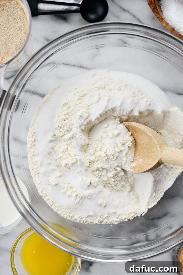 Air-Fried Glazed Doughnut Delight 7 Activating yeast for doughnut dough