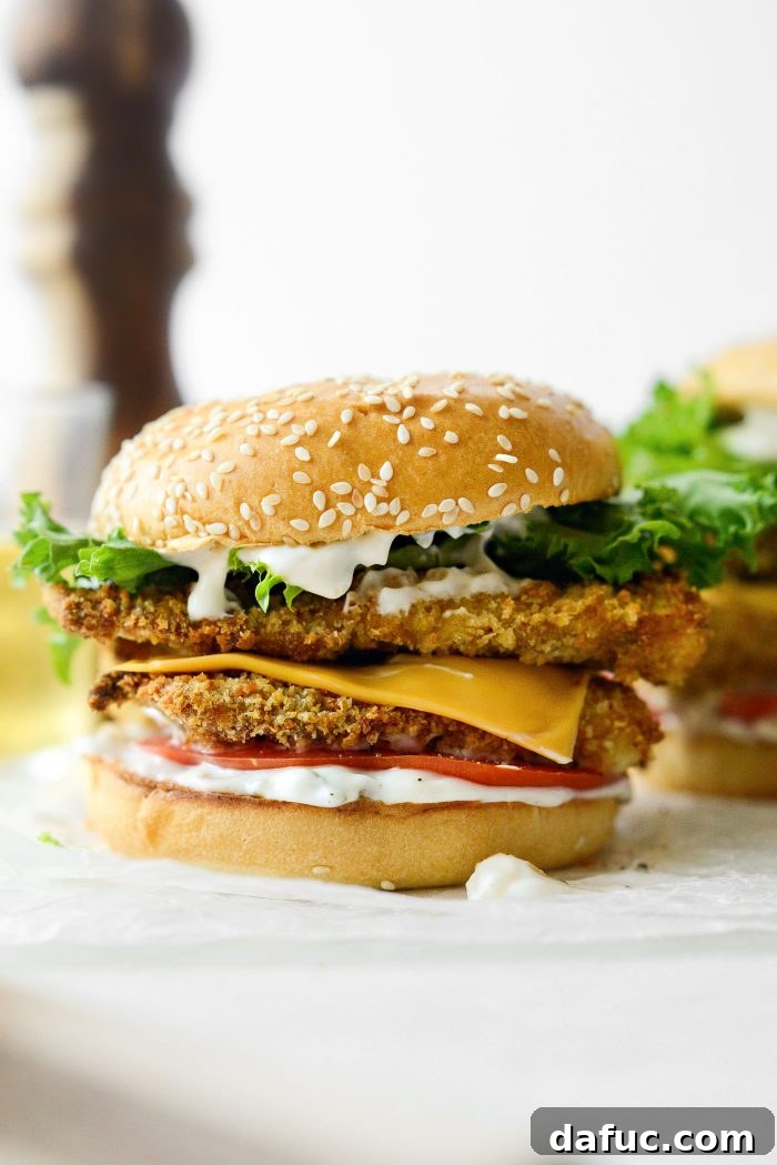 Golden Crispy Fish Sandwiches 25 Another close-up shot of the Crispy Fish Sandwich