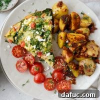 Tomato Spinach and Feta Crustless Quiche