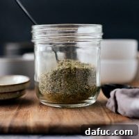 A small jar of Homemade Italian Seasoning Blend.